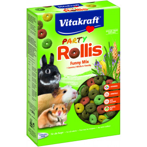 Vitakraft Rollis Party knaagdiersnacks 3 x 500 g